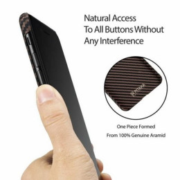 Чехол iPhone 7/8 Plus Pitaka MagEZ Case Розовое Золото (в полоску)/Кевлар (арамид)
