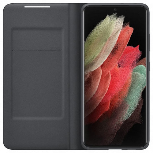 Чехол-книга Samsung Galaxy S21 Ultra LED View Cover Black в рассрочку без первоначального взноса и переплат