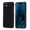 Чехол iPhone 12/12 Pro Pitaka MagEZ Case Черно-Серый/Кевлар (арамид) в рассрочку