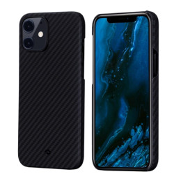 Чехол iPhone 12/12 Pro Pitaka MagEZ Case Черно-Серый/Кевлар (арамид)