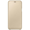 Чехол Samsung Galaxy A6 Wallet Cover Gold в рассрочку без первоначального взноса и переплат