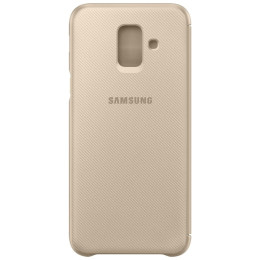 Чехол Samsung Galaxy A6 Wallet Cover Gold