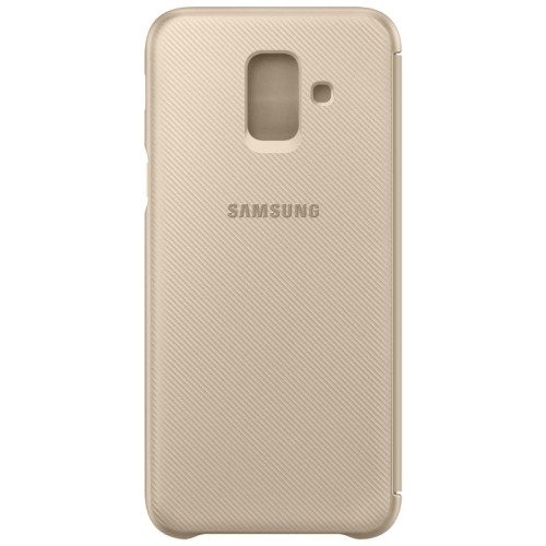 Чехол Samsung Galaxy A6 Wallet Cover Gold в рассрочку без первоначального взноса и переплат