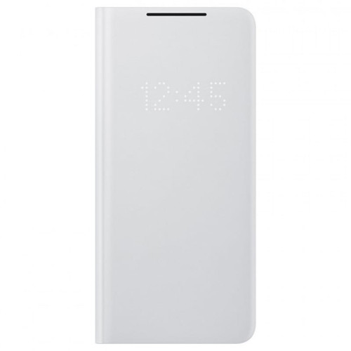 Чехол-книга Samsung Galaxy S21 Ultra LED View Cover Light Grey в рассрочку без первоначального взноса и переплат