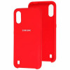 Чехол Samsung A01 Silicone Cover Red в рассрочку