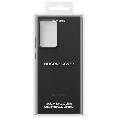 Чехол Samsung Galaxy Note 20 Ultra Silicone Cover Black в рассрочку без первоначального взноса и переплат