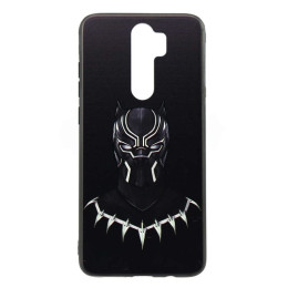 Чехол Xiaomi Redmi Note 8 Силикон Black Panther
