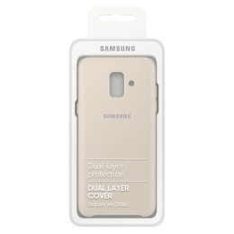 Чехол Samsung A6 (2018) Layer Cover Gold