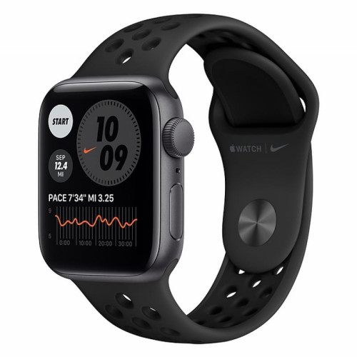 Apple Watch SE 40mm Space Gray Aluminum Case / Anthracite/Black NIKE Sport Band в рассрочку без первоначального взноса и переплат