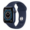 Apple Watch S6 40mm Blue Aluminum Case / Blue Sport Band в рассрочку