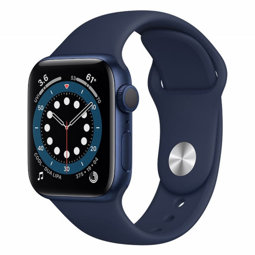 Apple Watch S6 40mm Blue Aluminum Case / Blue Sport Band в рассрочку без первоначального взноса и переплат
