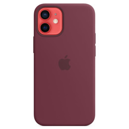 Чехол iPhone 12 mini Silicone Case MagSafe Plum