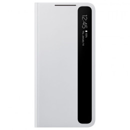 Чехол-книга Samsung Galaxy S21 Plus Clear View Cover Light Grey