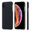 Чехол iPhone XS Max Pitaka MagEZ Case Черно-Серый (шахматное плетение)/Кевлар (арамид) в рассрочку