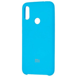 Чехол Xiaomi Redmi Note 7 Silicone Cover Blue