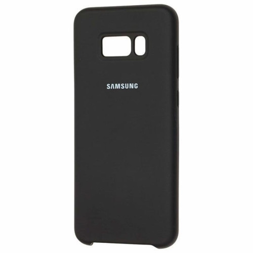 Чехол Samsung S8 Plus Silicone Cover Black в рассрочку без первоначального взноса и переплат