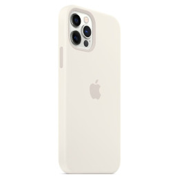 Чехол iPhone 12/12 Pro Silicone Case MagSafe White