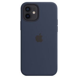 Чехол iPhone 12/12 Pro Silicone Case MagSafe Deep Navy
