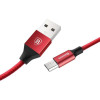 Кабель USB - MicroUSB / Baseus Yiven / 1M / Красный в рассрочку
