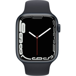 Apple Watch S7 41mm Midnight Aluminum Case / Midnight Sport Band