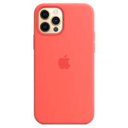 Чехол iPhone 12/12 Pro Silicone Case MagSafe Pink Citrus