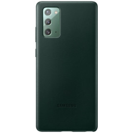 Чехол Samsung Galaxy Note 20 Leather Cover Green