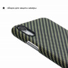 Чехол iPhone XR Pitaka MagEZ Case Черно-Зеленый(в полоску)/Кевлар (арамид) в рассрочку без первоначального взноса и переплат