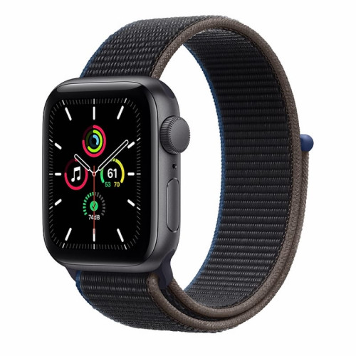 Apple Watch SE 40mm (Cellular) Space Gray Aluminum Case / Charcoal Sport Loop в рассрочку без первоначального взноса и переплат