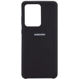 Чехол Samsung S20 Ultra Silicone Cover Black