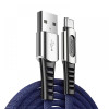 Кабель USB- Type-C / Rock RCB0695 / 1M / Синий в рассрочку