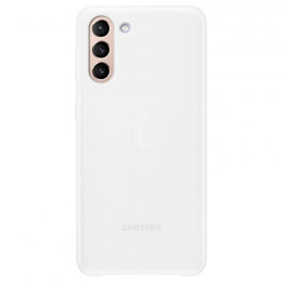 Чехол-накладка Samsung Galaxy S21 Plus LED Cover White