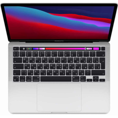 Ноутбук Apple MacBook Pro 13 M1 8/512 GB SSD Touch Bar (серебристый) в рассрочку без первоначального взноса и переплат