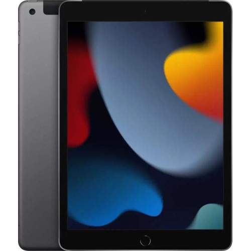Планшет Apple iPad 9 (2021) 10,2" Wi-Fi + Cellular 64GB серый космос в рассрочку без первоначального взноса и переплат