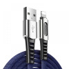 Кабель USB- Lightning / Rock RCB0694 / 1M / Синий в рассрочку