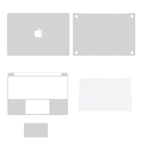 Защитные пленки MOCOll (5 в 1) для Apple MacBook Pro 13 (2018/2019) Серебристые в рассрочку без первоначального взноса и переплат
