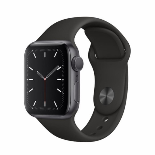 Apple Watch S5 40mm Space Gray Aluminum / Black Sport Band в рассрочку без первоначального взноса и переплат