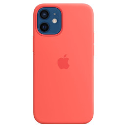 Чехол iPhone 12 mini Silicone Case MagSafe Pink Citrus