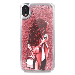 Чехол iPhone XR Life Style Girl with coffee