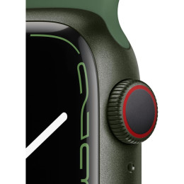 Apple Watch S7 41mm Green Aluminum Case / Clover Sport Band