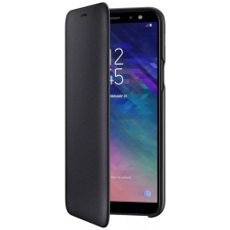 Чехол Samsung Galaxy A6 Wallet Cover Black
