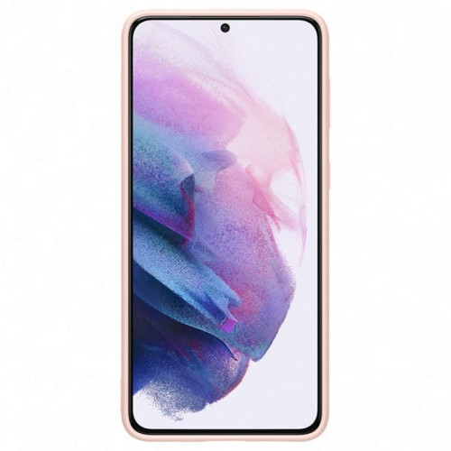 Чехол-накладка Samsung Galaxy S21 Plus Silicone Cover Pink в рассрочку без первоначального взноса и переплат