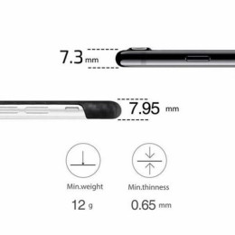 Чехол iPhone 7/8/SE(2020) Pitaka MagEZ Case Черно-Серый(в полоску)/Кевлар (арамид)