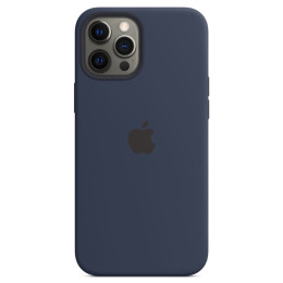 Чехол iPhone 12 Pro Max Silicone Case MagSafe Deep Navy