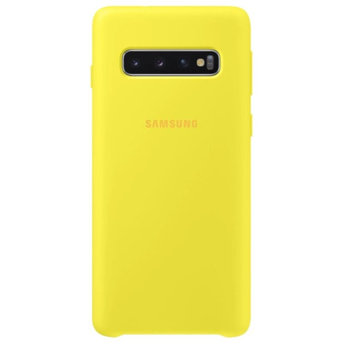 Чехол Samsung Galaxy S10 Silicone Cover Yellow в рассрочку без первоначального взноса и переплат