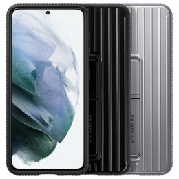 Чехол-накладка Samsung Galaxy S21 Protective Standing Cover Silver