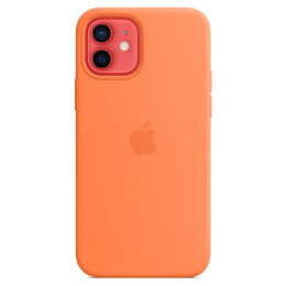 Чехол iPhone 12/12 Pro Silicone Case MagSafe Kumquat