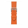 Apple Watch Hermès S6 44mm (Cellular) Silver Stainless Steel Case / Orange Attelage Single Tour в рассрочку без первоначального взноса и переплат