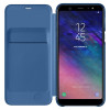 Чехол Samsung Galaxy A6 Plus Wallet Cover Blue в рассрочку