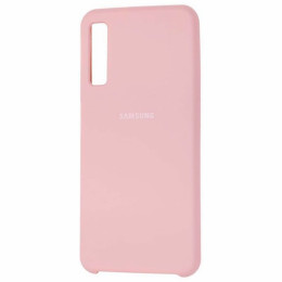Чехол Samsung A7 (2018) Silicone Cover Pink Sand