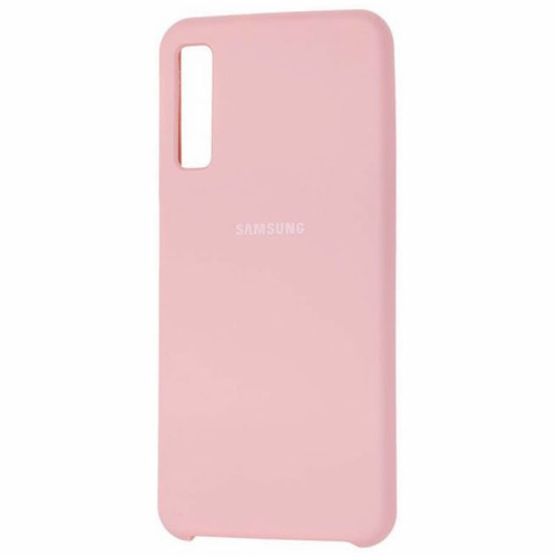 Чехол Samsung A7 (2018) Silicone Cover Pink Sand в рассрочку без первоначального взноса и переплат